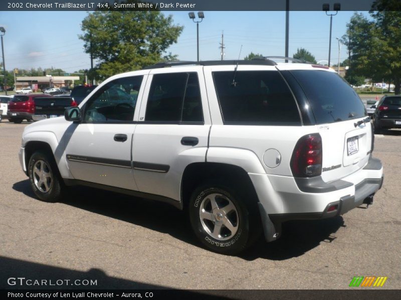 Summit White / Dark Pewter 2002 Chevrolet TrailBlazer LT 4x4