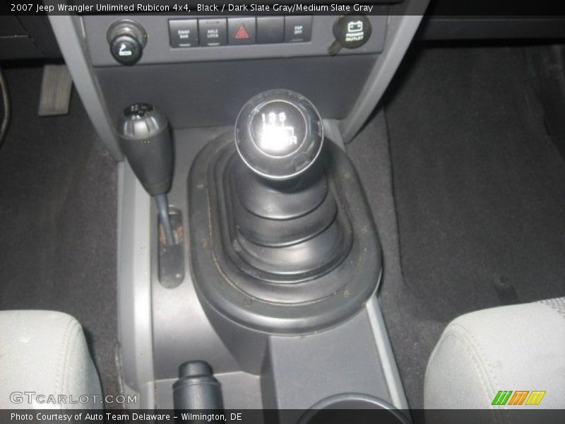 Black / Dark Slate Gray/Medium Slate Gray 2007 Jeep Wrangler Unlimited Rubicon 4x4