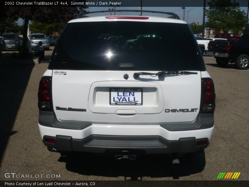 Summit White / Dark Pewter 2002 Chevrolet TrailBlazer LT 4x4