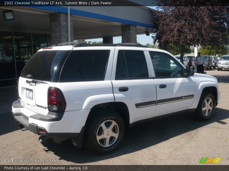 Summit White / Dark Pewter 2002 Chevrolet TrailBlazer LT 4x4