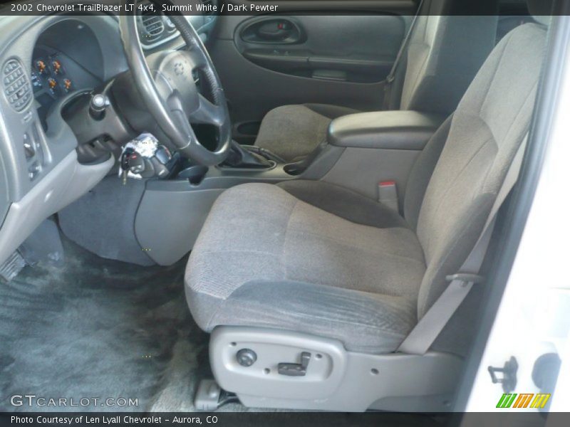 Summit White / Dark Pewter 2002 Chevrolet TrailBlazer LT 4x4