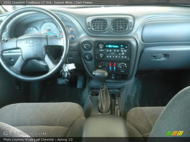 Summit White / Dark Pewter 2002 Chevrolet TrailBlazer LT 4x4