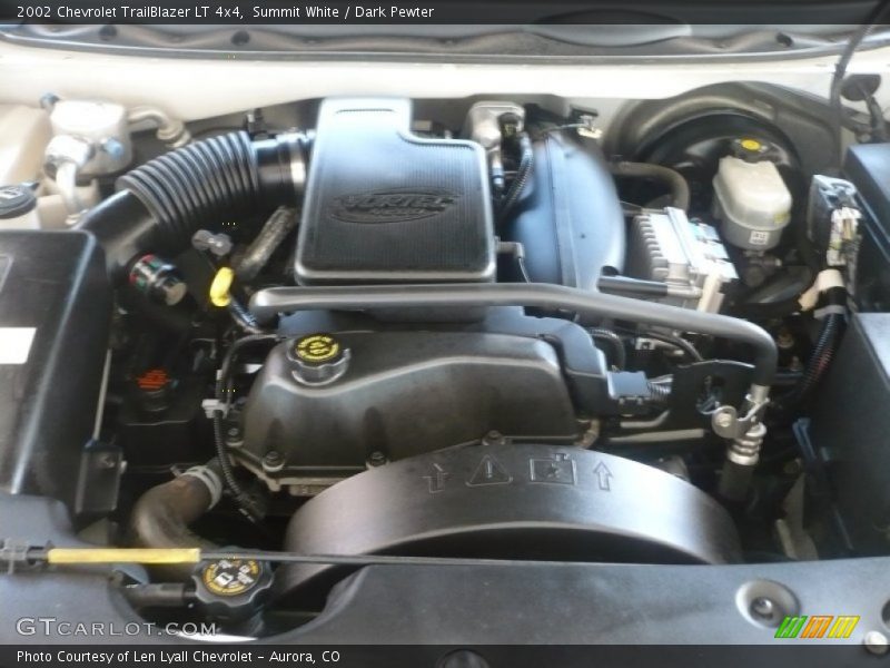 Summit White / Dark Pewter 2002 Chevrolet TrailBlazer LT 4x4
