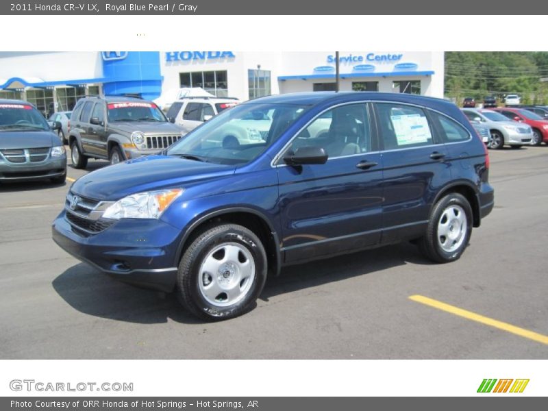 Royal Blue Pearl / Gray 2011 Honda CR-V LX