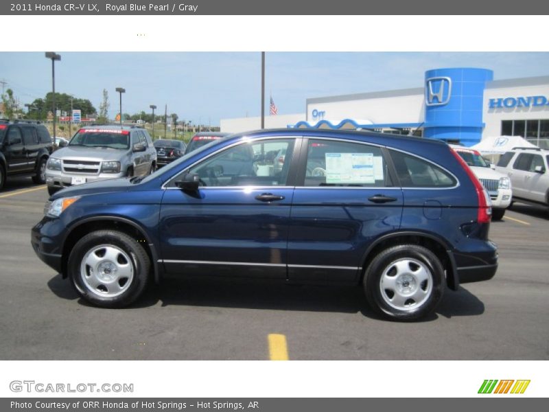 Royal Blue Pearl / Gray 2011 Honda CR-V LX