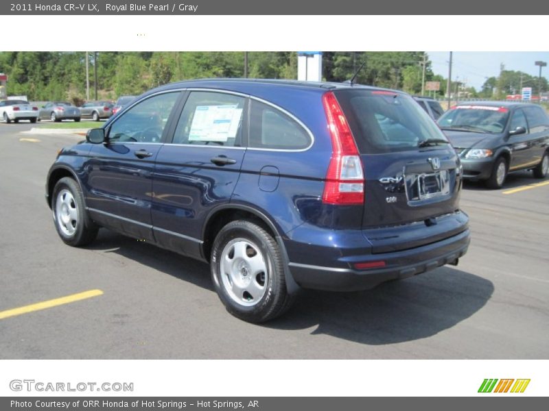 Royal Blue Pearl / Gray 2011 Honda CR-V LX