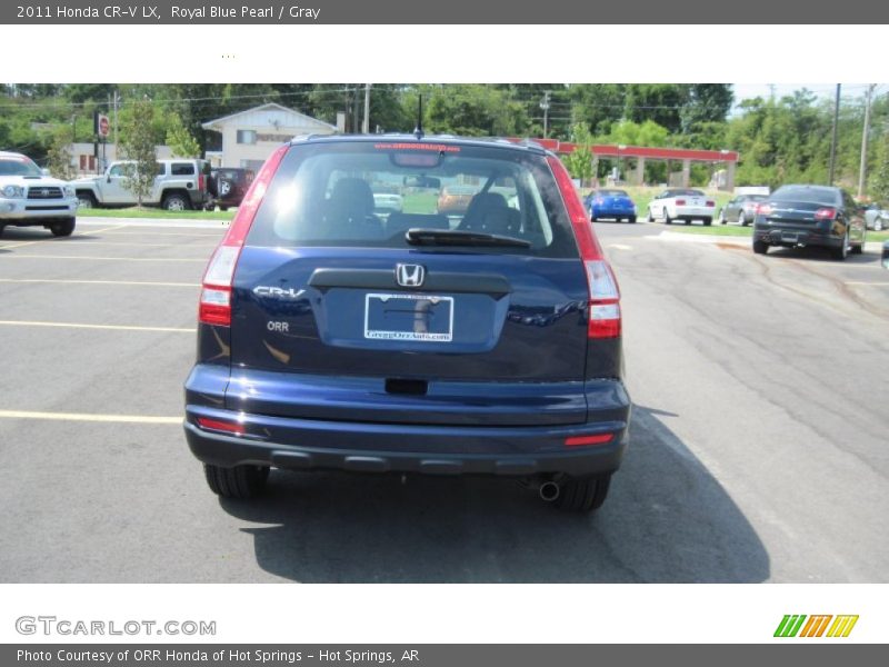 Royal Blue Pearl / Gray 2011 Honda CR-V LX
