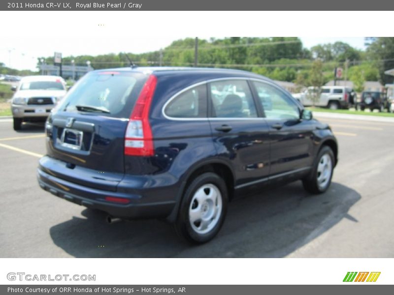 Royal Blue Pearl / Gray 2011 Honda CR-V LX
