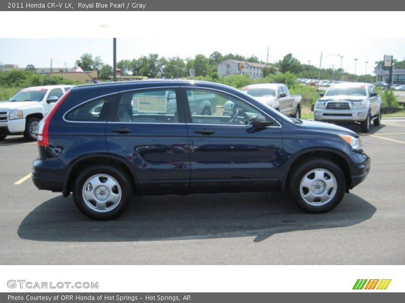 Royal Blue Pearl / Gray 2011 Honda CR-V LX
