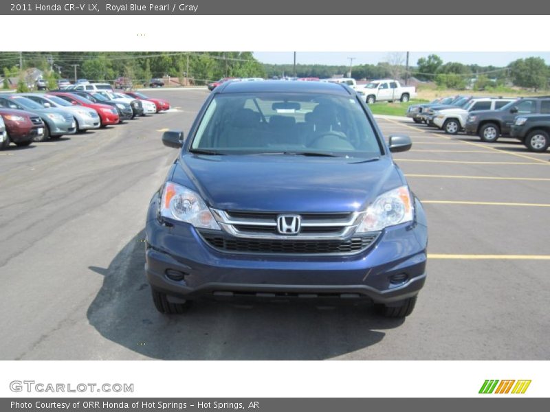 Royal Blue Pearl / Gray 2011 Honda CR-V LX