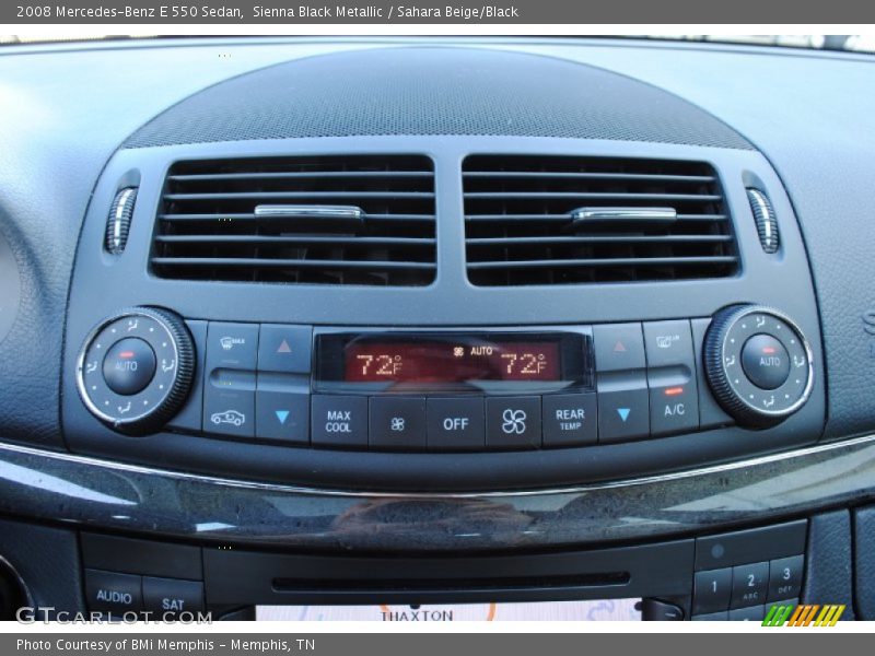 Controls of 2008 E 550 Sedan