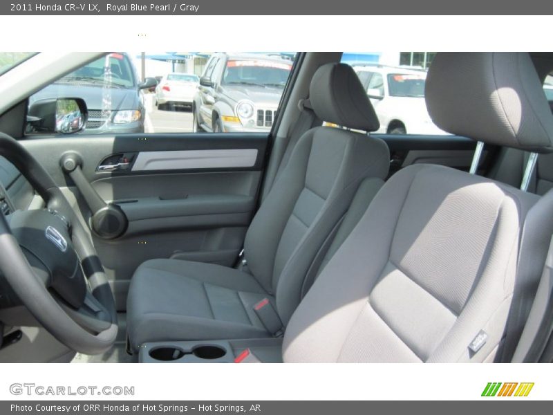Royal Blue Pearl / Gray 2011 Honda CR-V LX