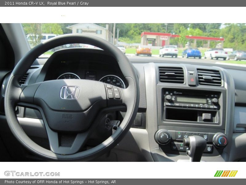Royal Blue Pearl / Gray 2011 Honda CR-V LX