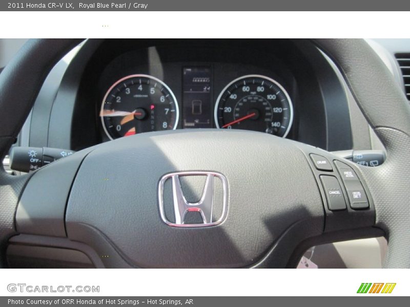 Royal Blue Pearl / Gray 2011 Honda CR-V LX