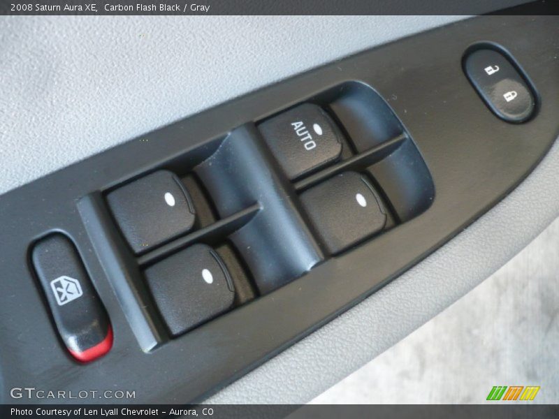 Carbon Flash Black / Gray 2008 Saturn Aura XE