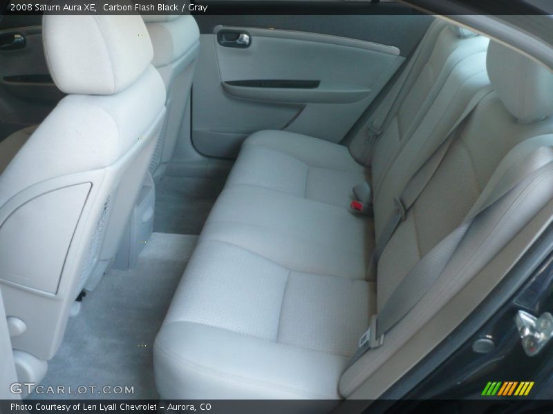 Carbon Flash Black / Gray 2008 Saturn Aura XE