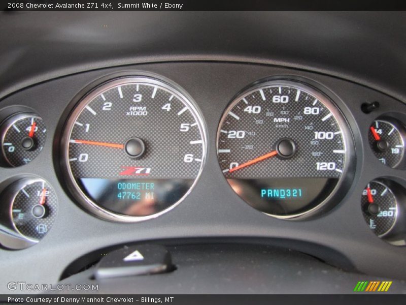  2008 Avalanche Z71 4x4 Z71 4x4 Gauges