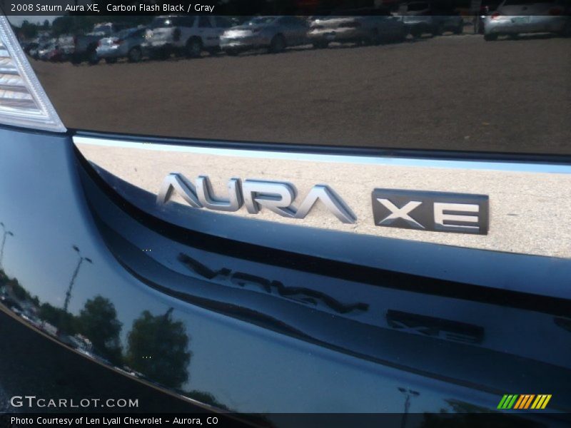 Carbon Flash Black / Gray 2008 Saturn Aura XE