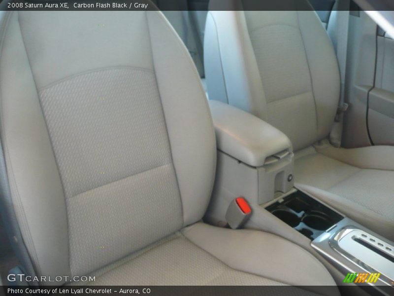 Carbon Flash Black / Gray 2008 Saturn Aura XE