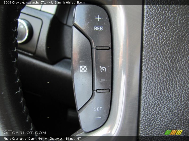 Summit White / Ebony 2008 Chevrolet Avalanche Z71 4x4