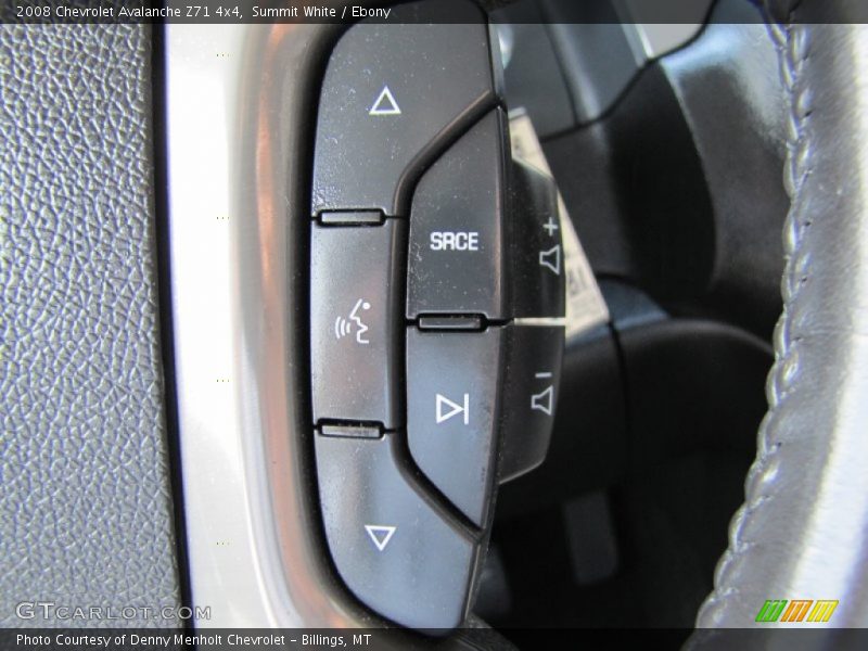 Summit White / Ebony 2008 Chevrolet Avalanche Z71 4x4
