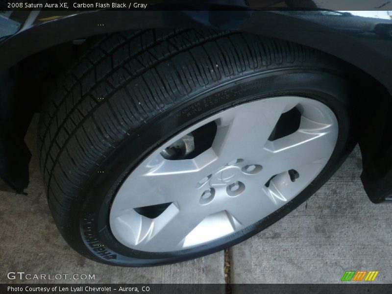 Carbon Flash Black / Gray 2008 Saturn Aura XE
