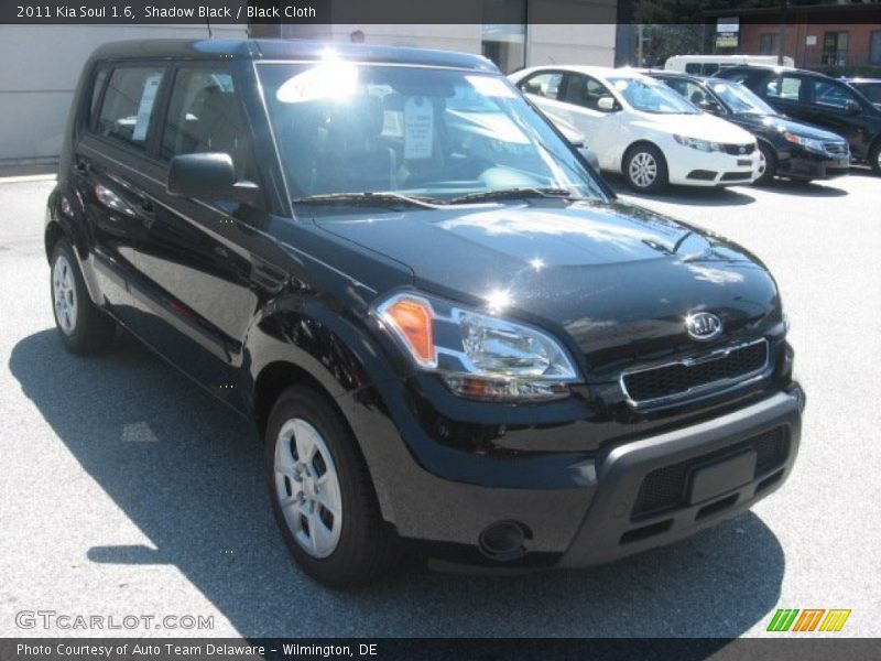 Shadow Black / Black Cloth 2011 Kia Soul 1.6