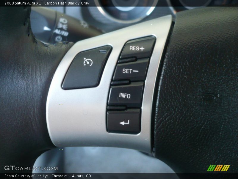 Carbon Flash Black / Gray 2008 Saturn Aura XE