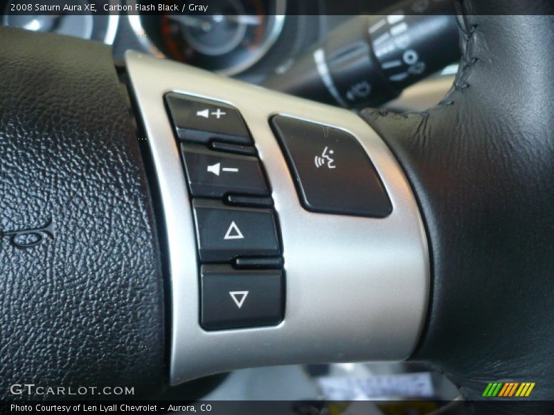 Carbon Flash Black / Gray 2008 Saturn Aura XE