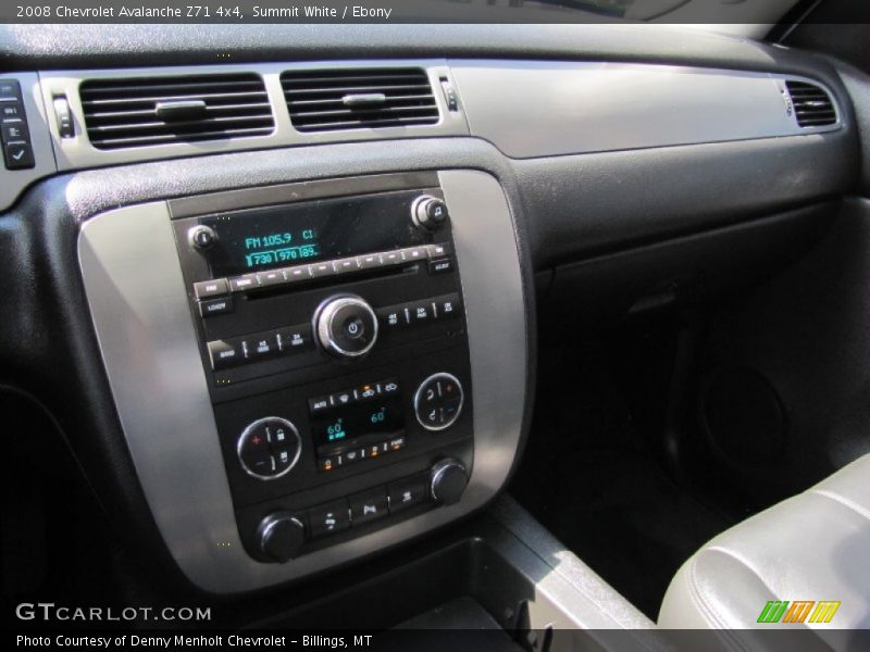 Summit White / Ebony 2008 Chevrolet Avalanche Z71 4x4