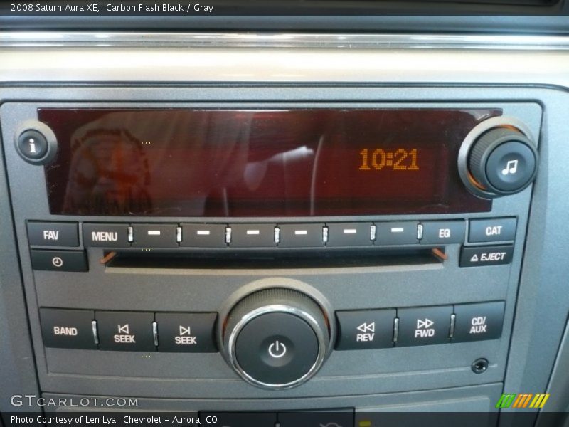 Carbon Flash Black / Gray 2008 Saturn Aura XE