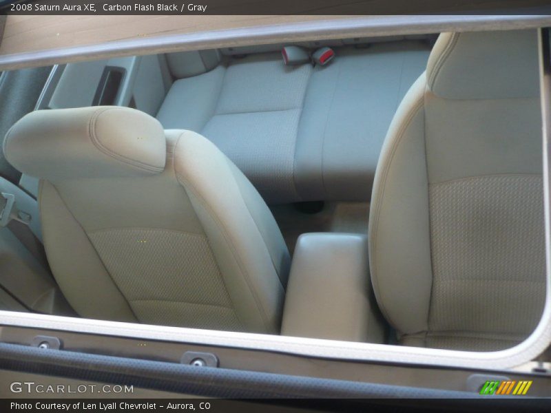 Carbon Flash Black / Gray 2008 Saturn Aura XE