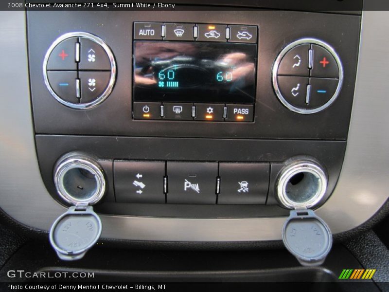 Controls of 2008 Avalanche Z71 4x4