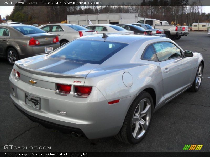 Silver Ice Metallic / Black 2011 Chevrolet Camaro LT/RS Coupe