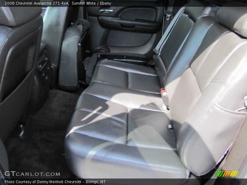 Summit White / Ebony 2008 Chevrolet Avalanche Z71 4x4