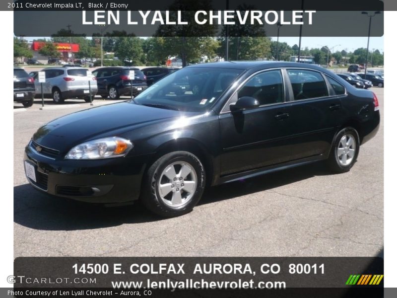 Black / Ebony 2011 Chevrolet Impala LT