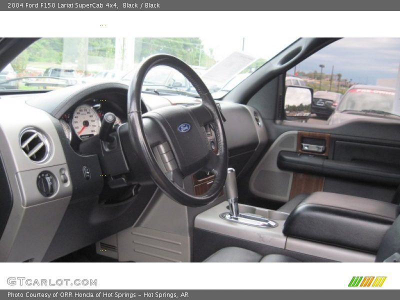 Black / Black 2004 Ford F150 Lariat SuperCab 4x4