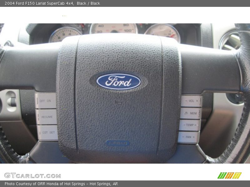 Black / Black 2004 Ford F150 Lariat SuperCab 4x4