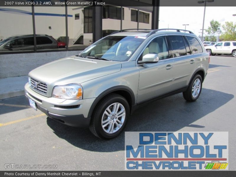 Willow Green Metallic / Taupe 2007 Volvo XC90 3.2 AWD