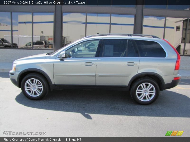 Willow Green Metallic / Taupe 2007 Volvo XC90 3.2 AWD