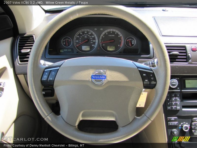 Willow Green Metallic / Taupe 2007 Volvo XC90 3.2 AWD