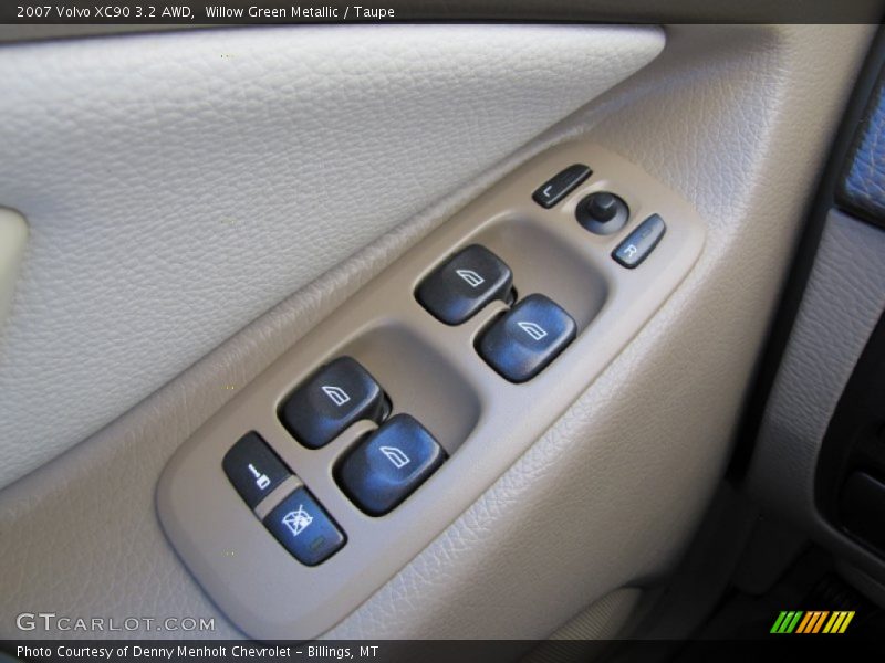 Willow Green Metallic / Taupe 2007 Volvo XC90 3.2 AWD