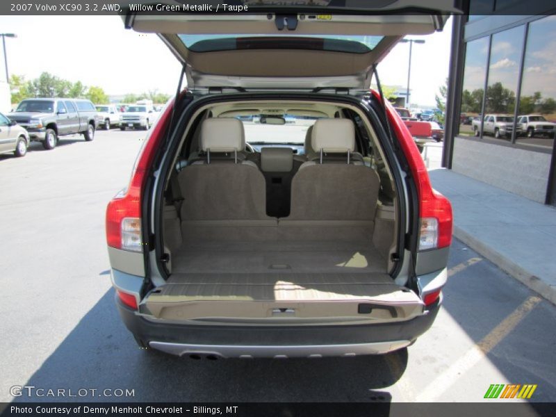 Willow Green Metallic / Taupe 2007 Volvo XC90 3.2 AWD