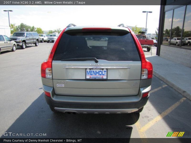 Willow Green Metallic / Taupe 2007 Volvo XC90 3.2 AWD