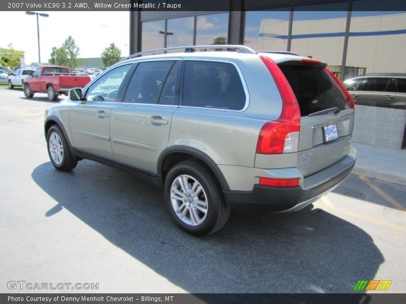Willow Green Metallic / Taupe 2007 Volvo XC90 3.2 AWD