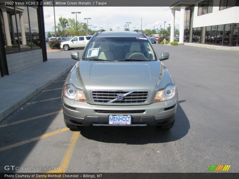 Willow Green Metallic / Taupe 2007 Volvo XC90 3.2 AWD