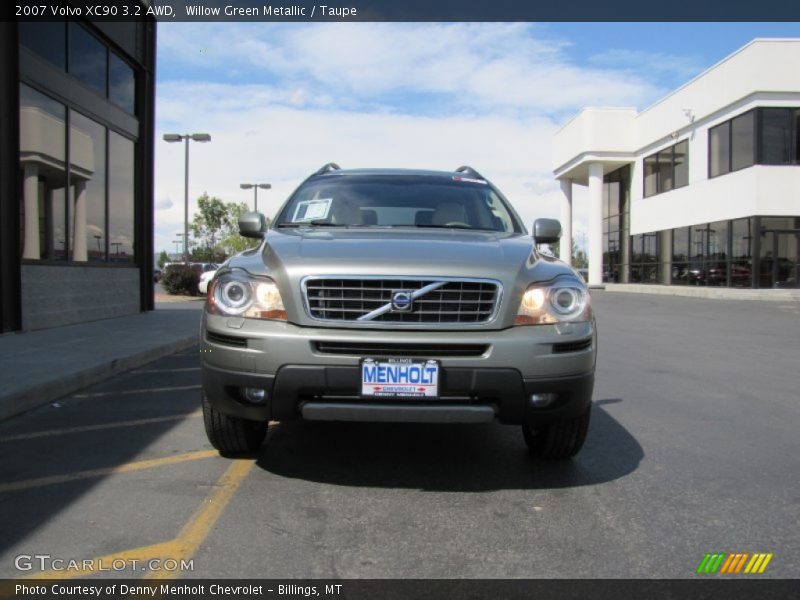 Willow Green Metallic / Taupe 2007 Volvo XC90 3.2 AWD