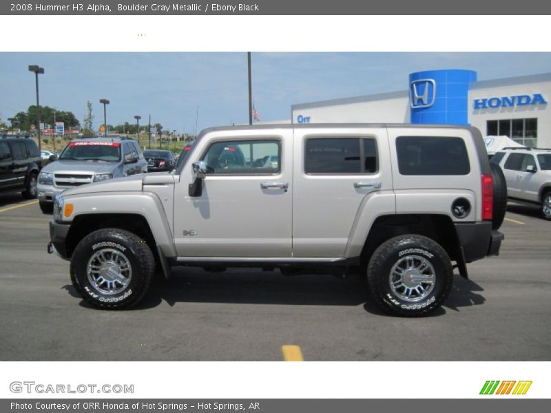 Boulder Gray Metallic / Ebony Black 2008 Hummer H3 Alpha