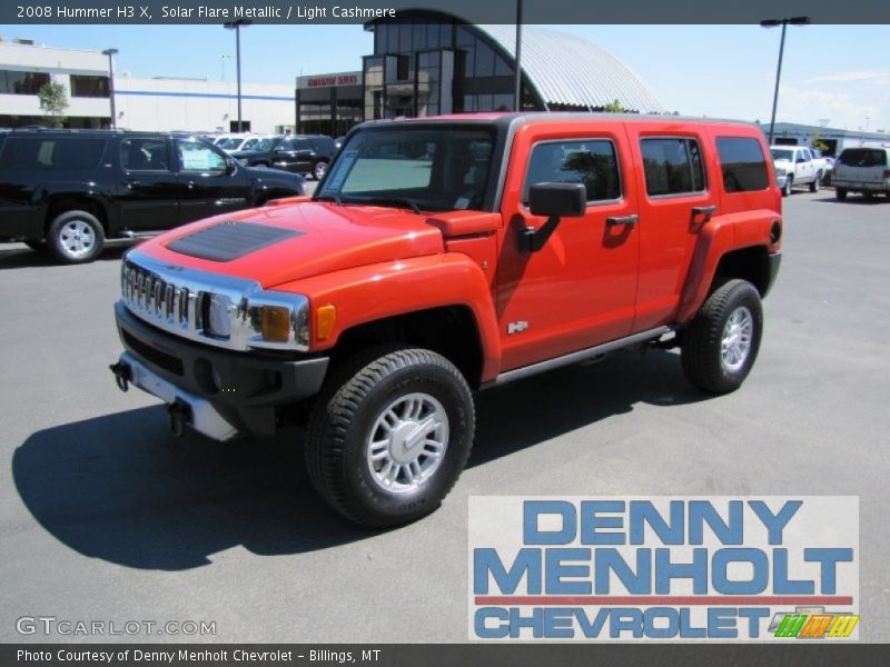 Solar Flare Metallic / Light Cashmere 2008 Hummer H3 X