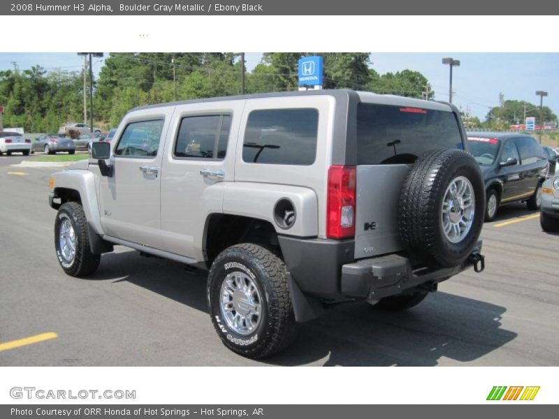 Boulder Gray Metallic / Ebony Black 2008 Hummer H3 Alpha